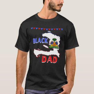 Camiseta Haiti Pai negro do Haiti Pai do Haiti