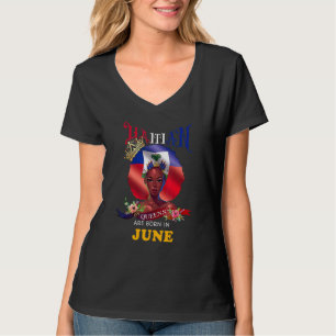 Camiseta Haiti: Princesa Haitiana Queens São Nasceres Em Ju