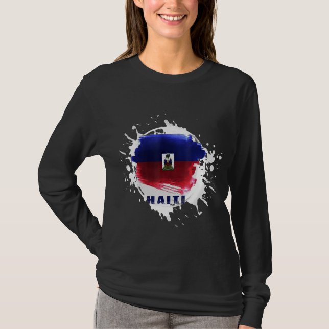 Camiseta Haiti Splash (Frente)