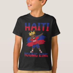 Camiseta Haiti Young King Haitian Flag Day Melanin For Blac