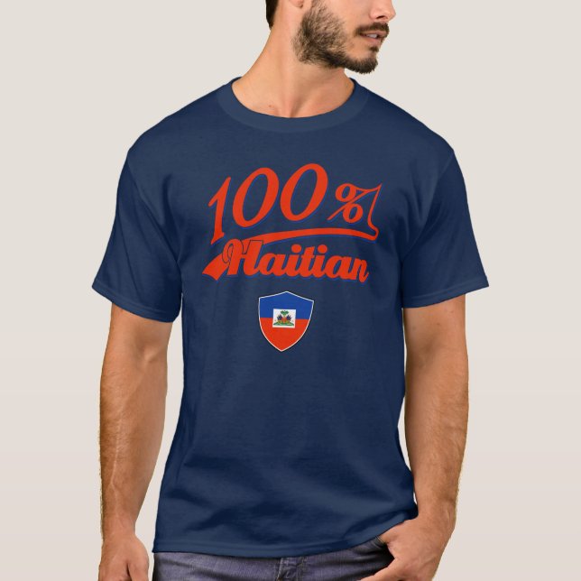 Camiseta Haitian de 100% (Frente)
