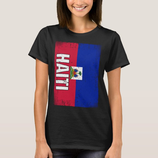 Camiseta Haitian Flag Haiti  2 (Frente)