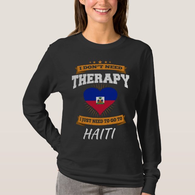 Camiseta Haitian Flag I Haiti Vacation I Haiti (Frente)