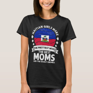 Camiseta Haitian Mãe Mama Haitian American