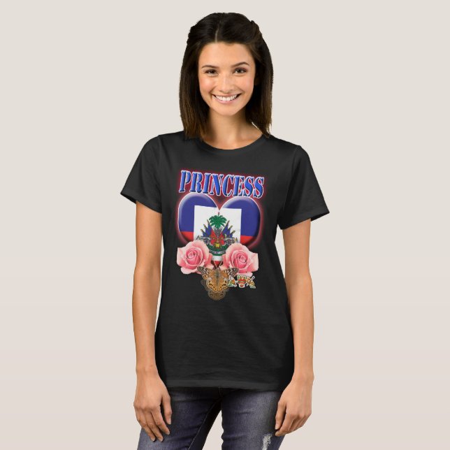 Camiseta Haitian Princess (Frente Completa)