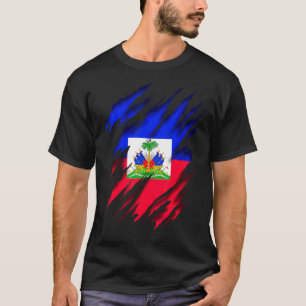 Camiseta Haitiano Bandeira Haiti