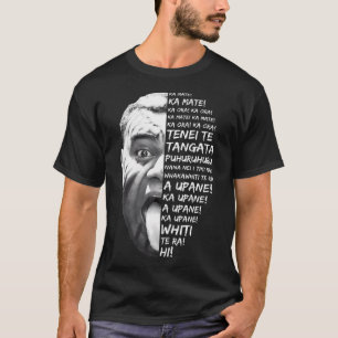 Camiseta Haka Lyrics Nova Zelândia Black Maori Kiwi Nz Fan 