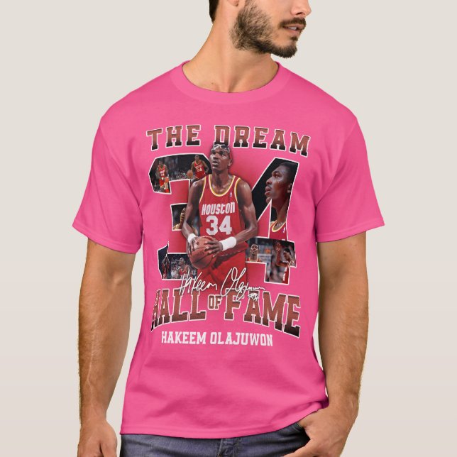 Camiseta Hakeem Olajuwon A Legenda De Sonho Houston (Frente)