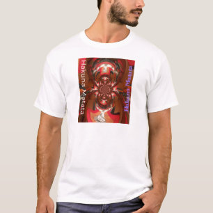 Camiseta Hakuna Matata Halloween Mask Kaleidoscope Abstrato