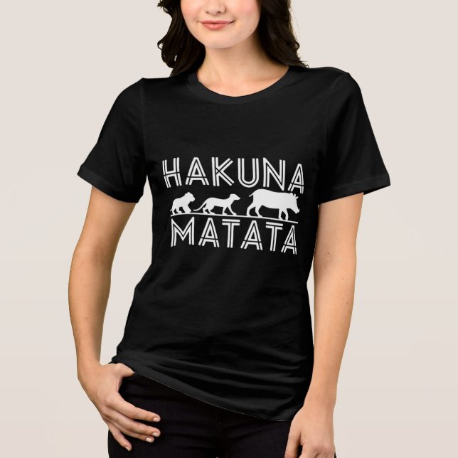 Camiseta Hakuna Matata Unisex (Frente)
