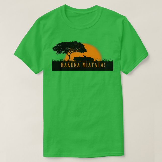 Camiseta Hakuna Miata (Frente do Design)