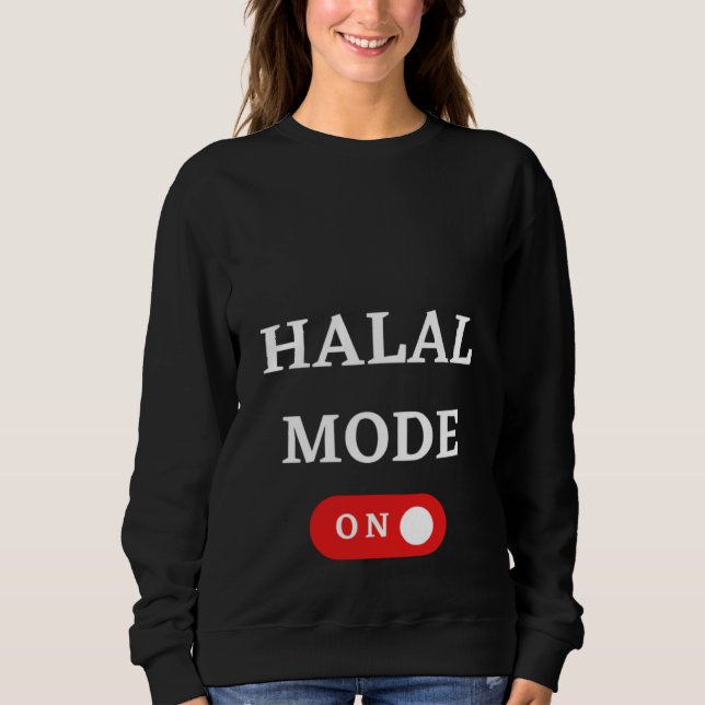 Camiseta HALAL MODE ON  Islam Islamic Religion Muslim Ramad (Frente)