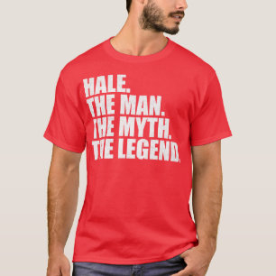 Camiseta Hale Nome da família Hale sobrenome Hale Apelido H