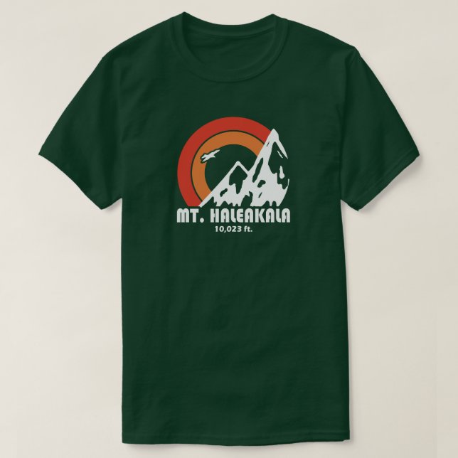 Camiseta Haleakala Hawaii Sun Eagle (Frente do Design)