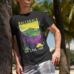 Camiseta Haleakala National Park Hawaii Afetou Vintage