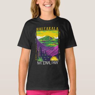 Camiseta Haleakala National Park Hawaii Afetou Vintage