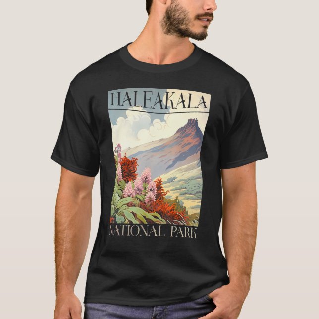 Camiseta Haleakala National Park Maui Hawaii Nature Hiking  (Frente)