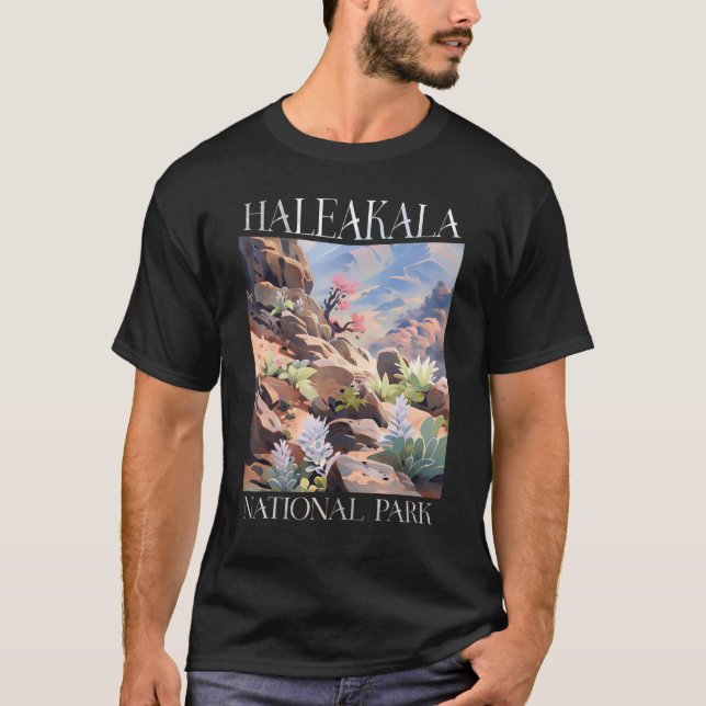 Camiseta Haleakala National Park Maui Hawaii Nature Hiking  (Frente)