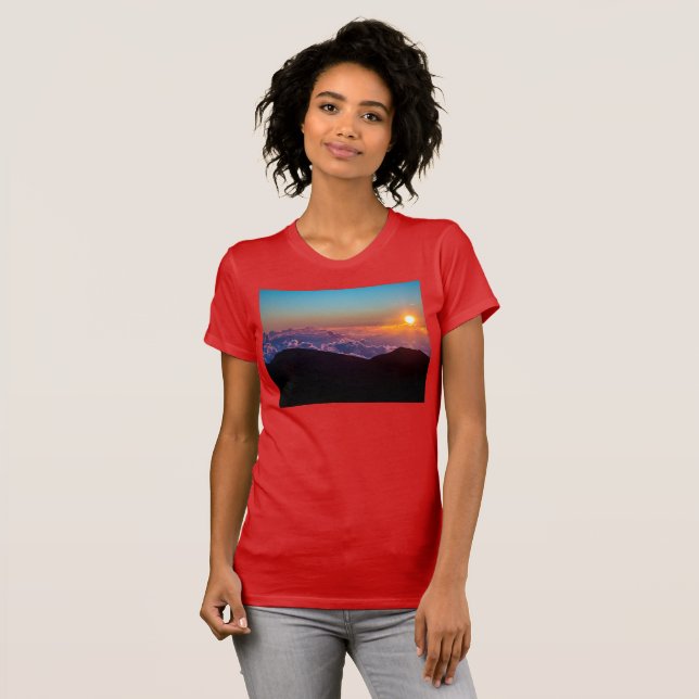 Camiseta Haleakala Sunrise Maui Hawaii (Frente Completa)