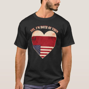 Camiseta Half American Half República Checa EUA Bandeira Re