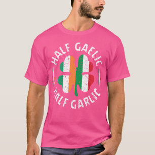 Camiseta Half Gaelic Half Garlic Irish Mixted Herita