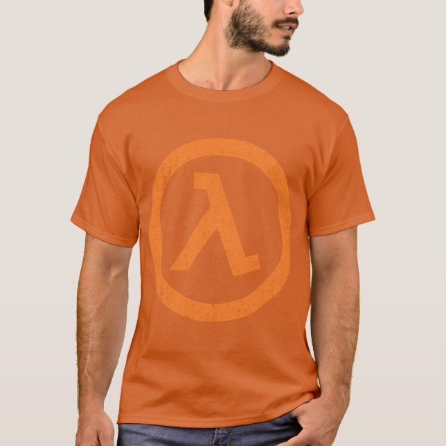 Camiseta Half Life Lambda funny (Frente)