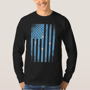 Camiseta Half Micronésia Flag Vintage American Dentro U