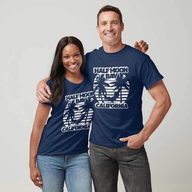 Camiseta Half Moon Bay Califórnia (Unissex)
