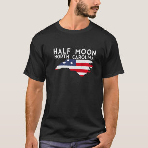 Camiseta Half Moon Carolina do Norte EUA Viagem