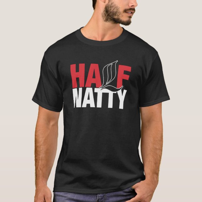 Camiseta Half Natty Bodybuilder Fitness Meme (Frente)