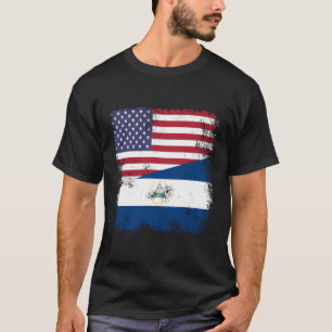 Camiseta Half Nicarágua Flag Nicaragua