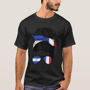 Camiseta Half Nicarágua Half French Mix Nicarágua E Fran