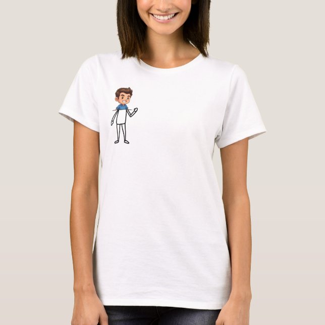 Camiseta Half Sketch Smile (Frente)
