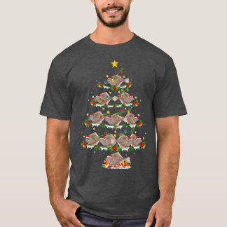 Camiseta Halibut Fish Lover Xmas Lights Halibut Christmas T