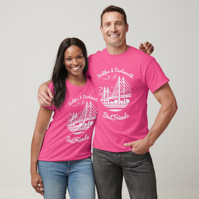 Camiseta Halifax & Dartmouth Bestamigos Nova Scotia T-Shir (Unissex)