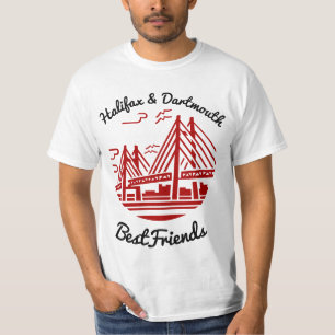 Camiseta Halifax e Dartmouth Bestamigos Nova Escócia