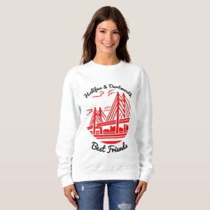 Camiseta Halifax e Dartmouth Nova Scotia Melhores Amigos