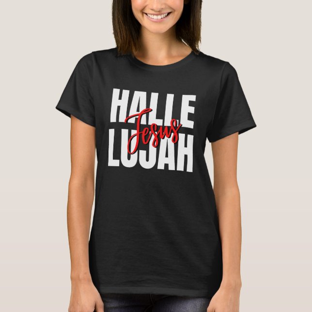Camiseta Hallelujah Jesus  1 (Frente)