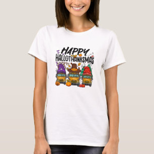 Camiseta HalloObrigadoMas Halloween Ação de Graças Sc