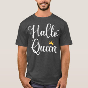Camiseta Halloqueen Costume Hallo Queen Dia de as Bruxas en