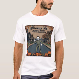 Camiseta Halloween 1978 Holiday Spooky Myers Pumpkin Haddon