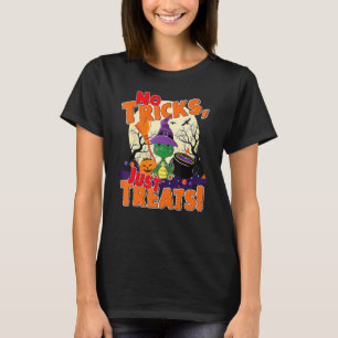 Camiseta Halloween 2022 Bruxa de Dinossauro Sem Truques Ape