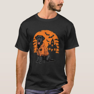 Camiseta Halloween 2024 Black Labrador Dog For Men Ki