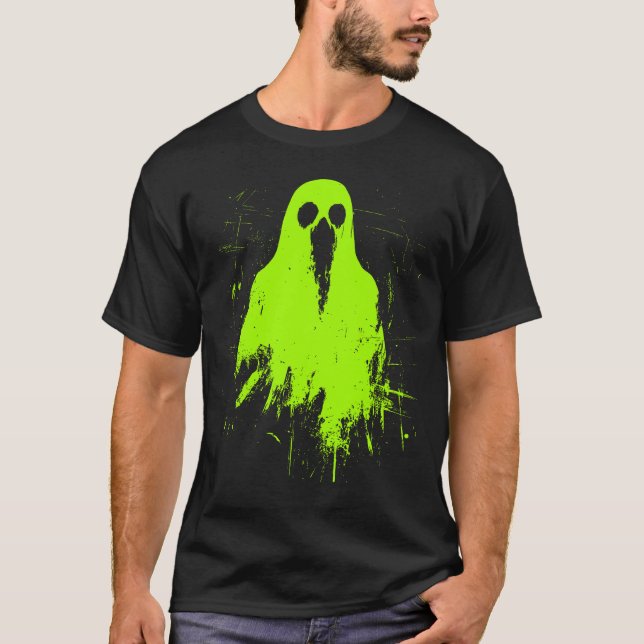 Camiseta Halloween 2024 Grunge Trendy Brat Green Y2K (Frente)