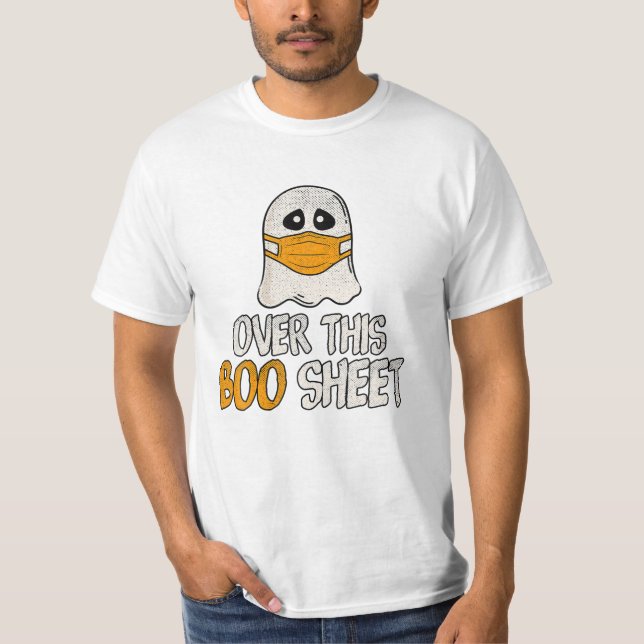 Camiseta Halloween 2024 sobre este boo (Frente)