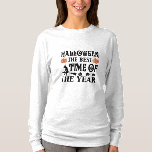 Camiseta Halloween A Melhor Hora Do Aniversário Do Ano