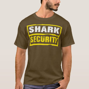 Camiseta Halloween Adulto Pai de Segurança de Tubarão