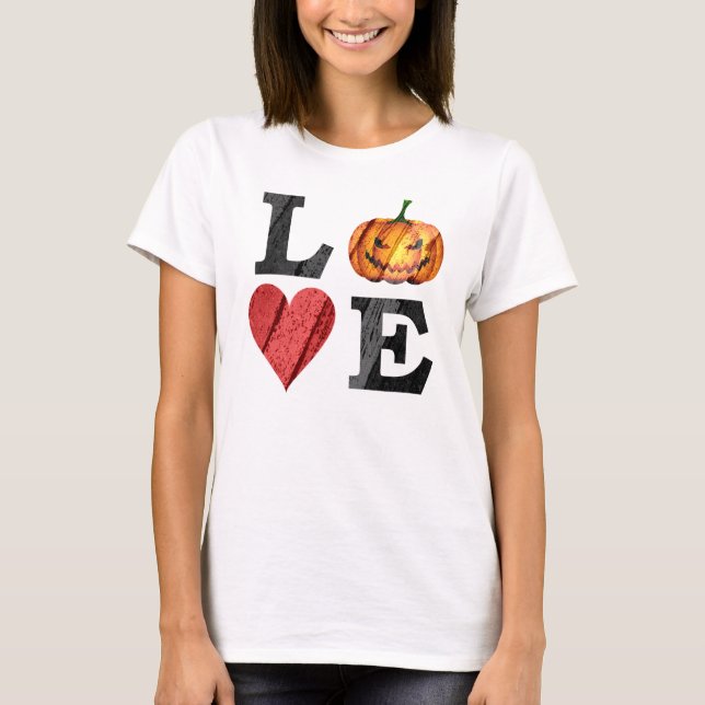 Camiseta Halloween AMA com Scary Jack o'lantern (Frente)