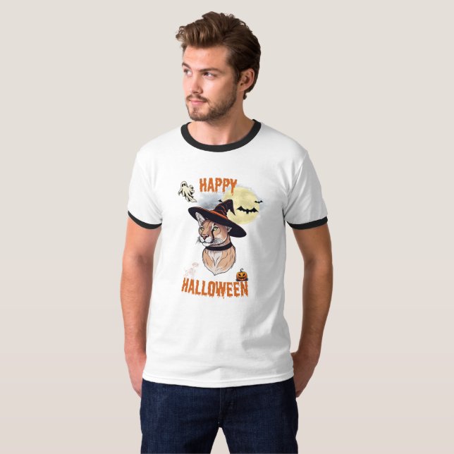 Camiseta halloween animals (Frente Completa)