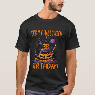 Camiseta Halloween Aniversário 5 6 7 8º aniversário de 40 a